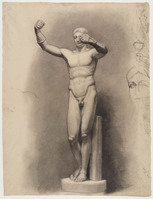 KT 1200
<br/>
Studie van een boksersbeeld (Klassiek)
<br/>
<em>Bastert, Nicolaas (1854-1939)</em>